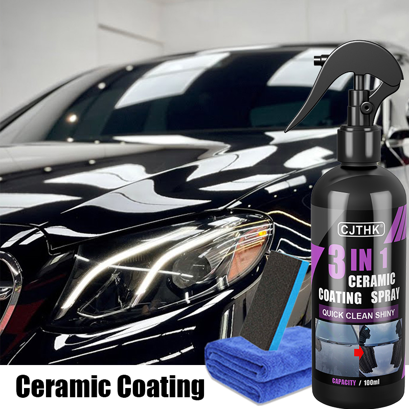 Nano Liquid Coating - 3-in-1 น้ำยาเคลือบเซรามิกนาโนสำหรับรถยนต์ น้ำยาขัดสีรถยนต์ สารเคลือบนาโน ชั้นเคลือบนาโนคริสตัล สารเคลือบกันน้ำ