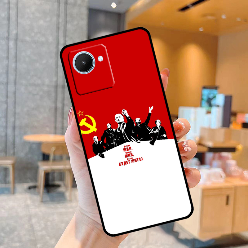 เคสลายธงสหภาพโซเวียตเลนิน สำหร - Realme C67 บทวิจารณ์และราคา