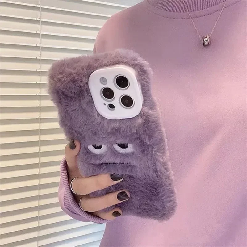 เคสโทรศัพท์ขนนุ่มฟู ลายมอนสเตอ - Apple Iphone 15 Pro Max บทวิจารณ์และราคา