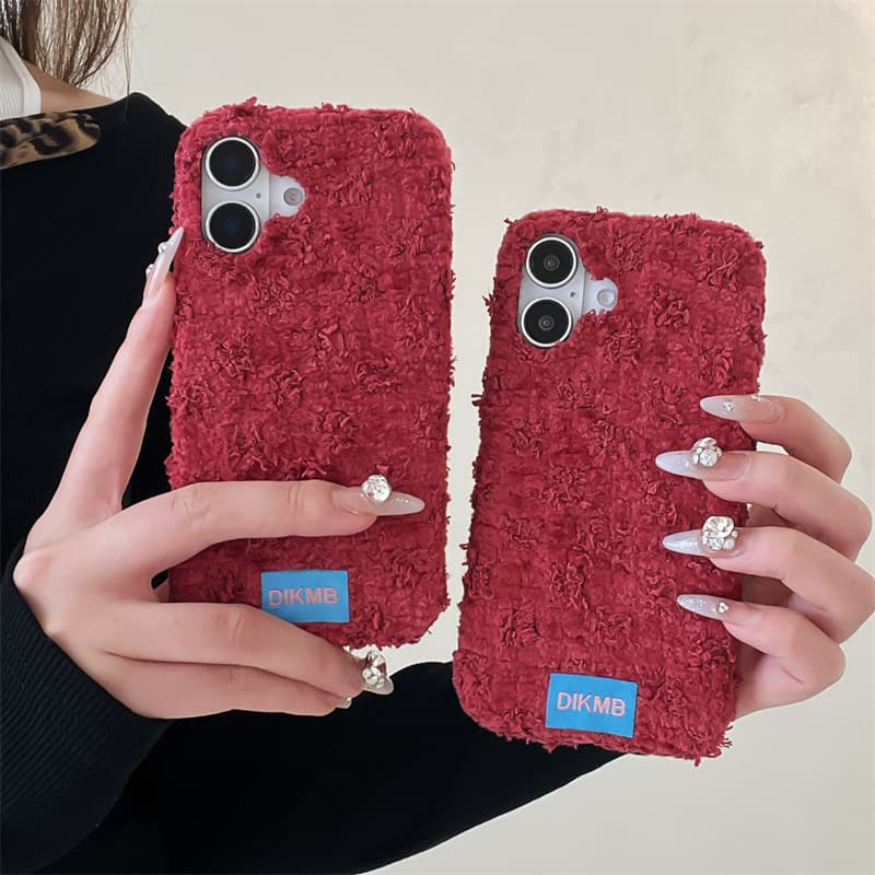 เคสโทรศัพท์ขนฟูสีแดงแองโกร่า ส - Apple Iphone 15 Pro Max บทวิจารณ์และราคา